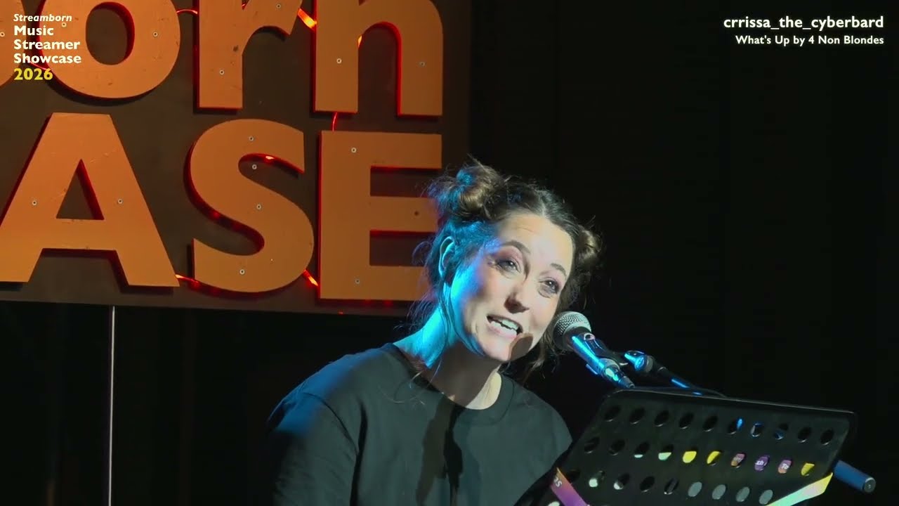 Crrissa sings in the Netherlands as a Featured Performer for the Streamborn Showcase