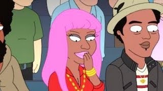Nicki Minaj & Kanye West Cleveland Show Hip Hop Illuminati Parody