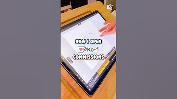 CREATING YCH and OPENING art commissions in Ko-fi 🎨 #emote #art #shorts