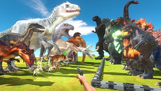 FPS Avatar Rescues Godzilla Evolution and Fight Dinosaurs and Ice Age-Animal Revolt Battle Simulator