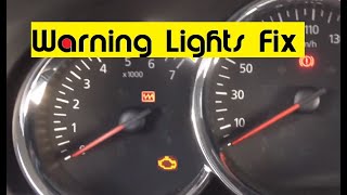 Engine Check Warning Lamp Fix  Renault Duster
