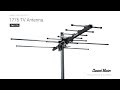 Install the Pro-Model UHF/VHF Outdoor TV Antenna 📡