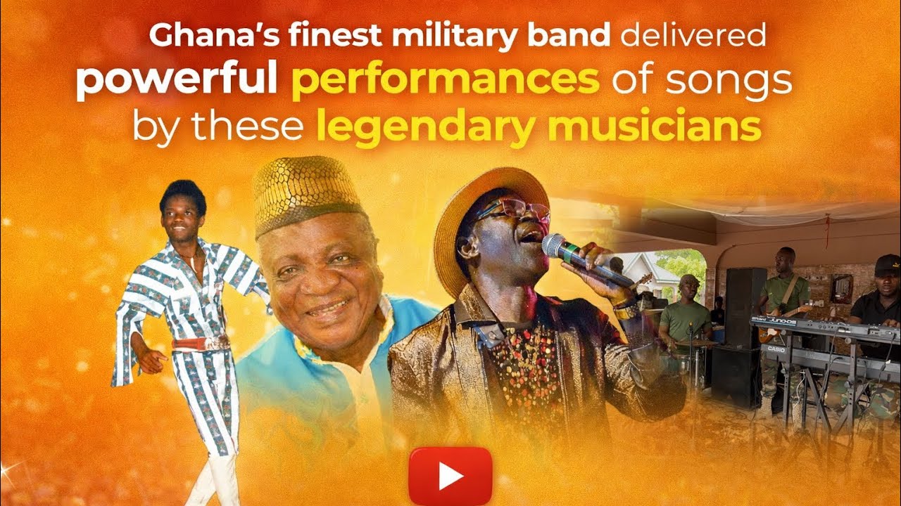 Ghana’s finest military band delivered powerful performances of songs by these legendary musicians.