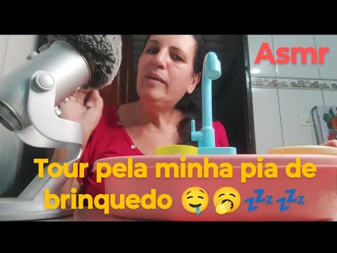 Asmr tour pela minha pia de brinquedo - asmr sem edição