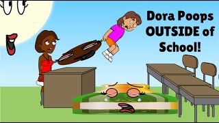 Dora Poops Outside Of Schoolgrounded Big Timearrested