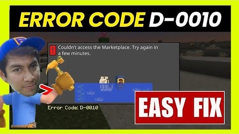 Fix Minecraft Error D-0010 [2025] | Marketplace Not Working Solution (100% Working)