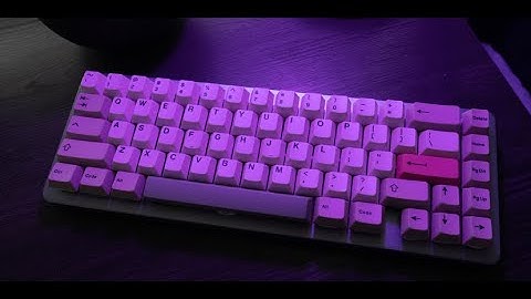 Drop alt (Halo Trues) Lubed, filmed with NEW stabs (cherry