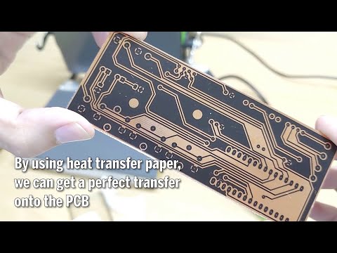 Diy Pcb Using Toner Transfer And Household Chemicals