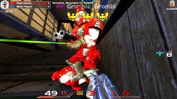 QL CTF Simple Rule Japanese Castles Lucky spawn but still lost the map.