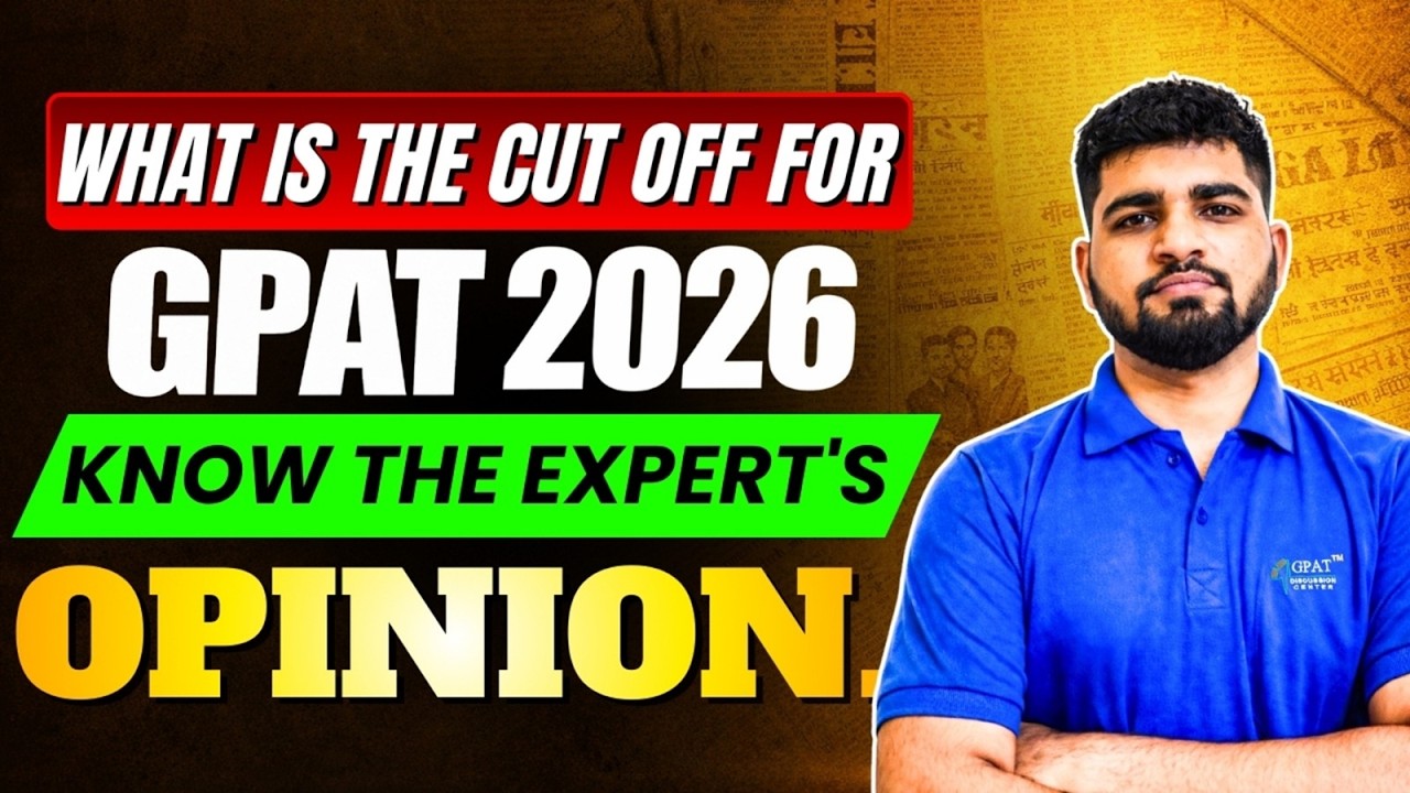 GPAT 2026 Expected Cut Off | Complete Analysis After Exam #GPATCutoff #GPATExam2026