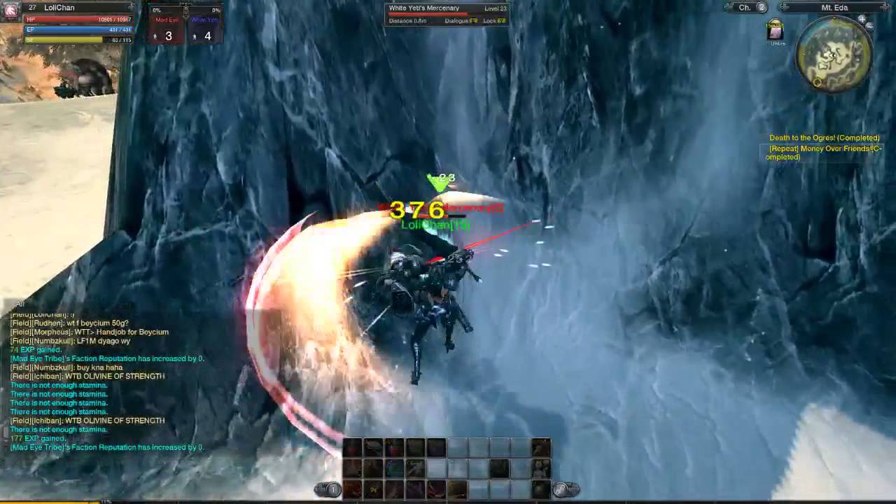 RaiderZ NA Closed Beta - Berserker Combo