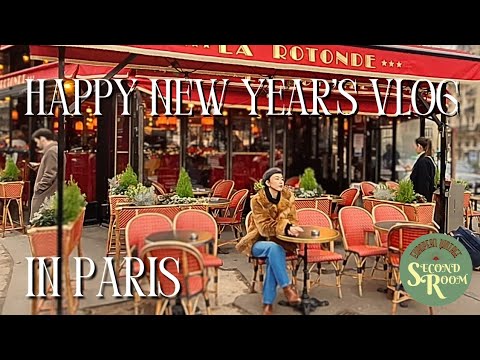 Paris Vlog】パリで手帳とヴィンテージボタンを買う / 新しい年
