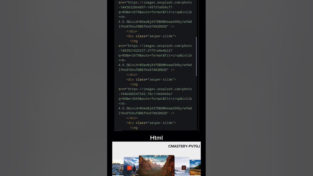 Creating Simple Swiper in HTML CSS JavaScript | Bigginers Tutorial # ...