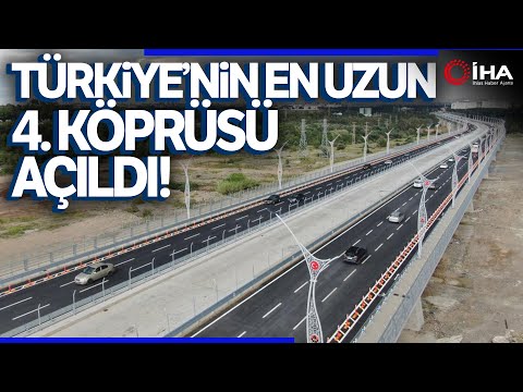 ‘Adana 15 Temmuz Şehitler Köprüsü’nde Araç Geçişlerine Açıldı