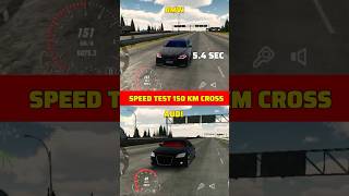 Bmw Vs Audi Speed Test 150Km Speed Battle In Car Parking Multiplayer