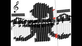 Bad Apple!! but It's Sheet Music Art screenshot 4