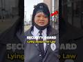 This Female Guard TRIED to Fight Him for Recording… Seriously? 😳 #idrefusal #crime #justice #law