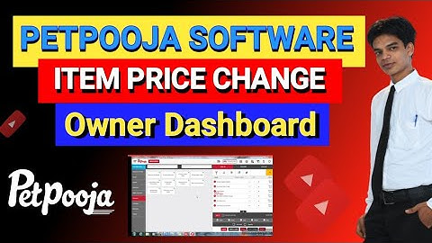 Petpooja billing software Price Change | price change owner dashboard in petpooja