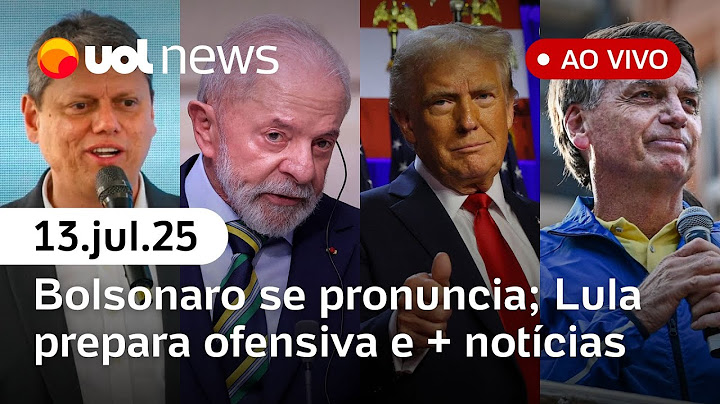 EUA x Brasil: Bolsonaro se pronuncia após tarifas de Trump; Lula prepara ofensiva; e mais | UOL News