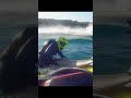 Jetski sinking and rider can’t get back on. #jetski #seadoo