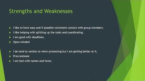 Self Introduction Video