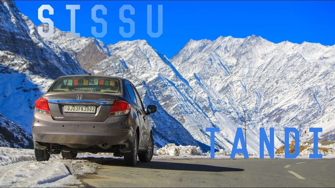 First Snowfall of the year ft. Manali 16 Jan '25  | Rajkot-Manali RoadTrip | Sissu | Tandi