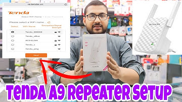 Tenda A9 Universal Repeater Full Setup Step By Step