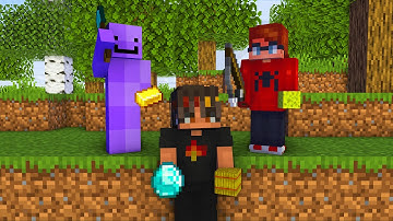 Minecraft Manhunt Random Item Challenge VS 2 Hunters!