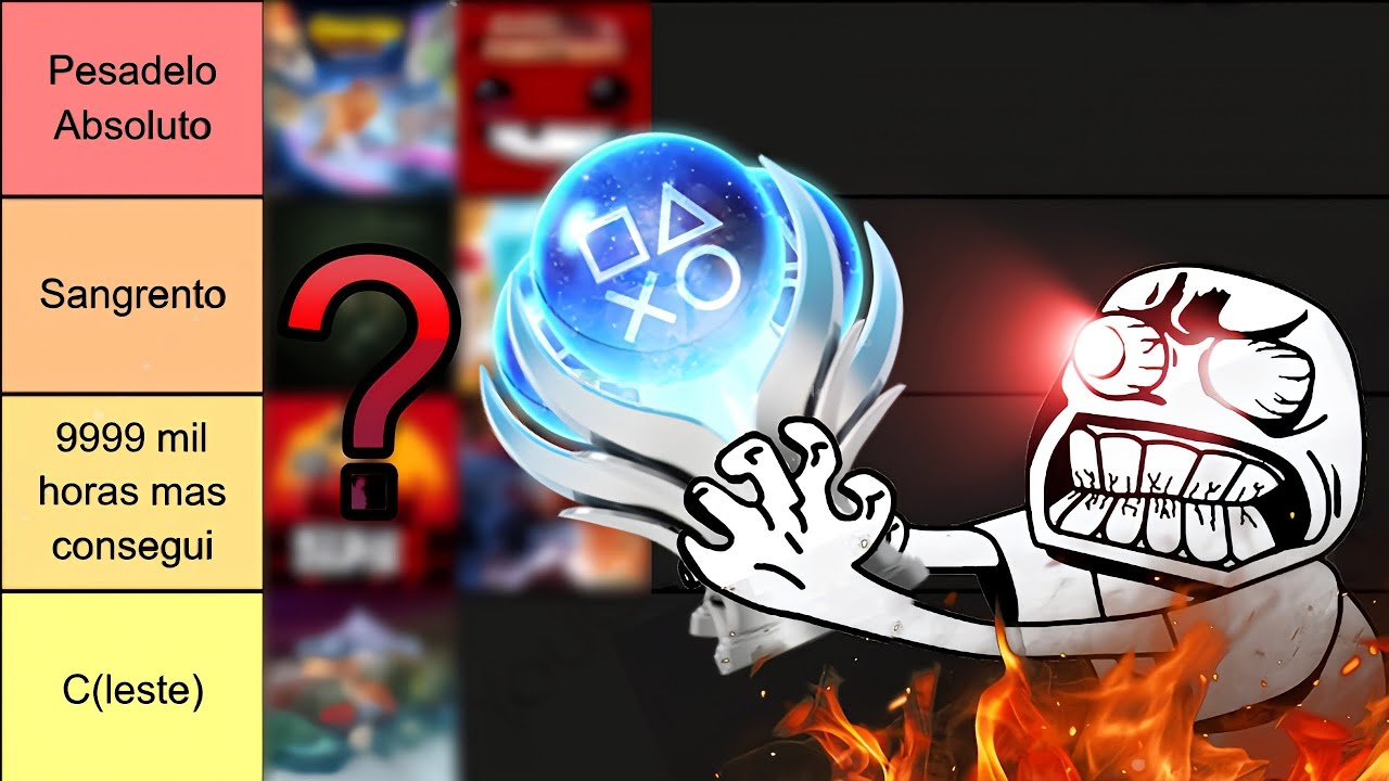 TIER LIST DAS PLATINAS MAIS DIFÍCEIS - YouTube