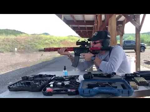 Franklin Arms BFS 3 equipped AR build 60 round mag dump