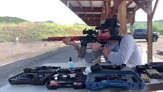 Franklin Arms BFS 3 equipped AR build 60 round mag dump