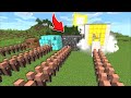 Minecraft DONT ENTER THESE FORBIDDEN SHOPS OF NOOB VS PRO VS HACKER VS GOD HOUSE !! Minecraft Mods