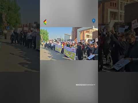 تجمع اعتراضی کادر درمان و پرسنل اورژانس خوزستان در اهواز