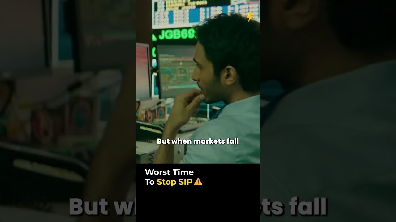 Should You Stop Your SIP If the Market Crashes?🤯