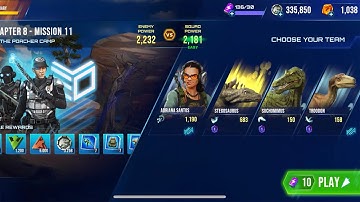 Jurassic World Primal Ops - Team: Stegosaurus, Suchomimus & Troodon - GamPlay iOS Part 11