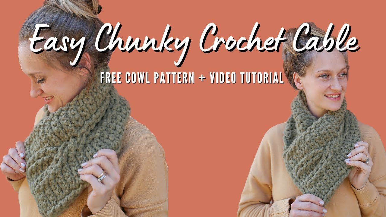 Crochet Cable Stitch Shawl Pattern - Make It Crochet