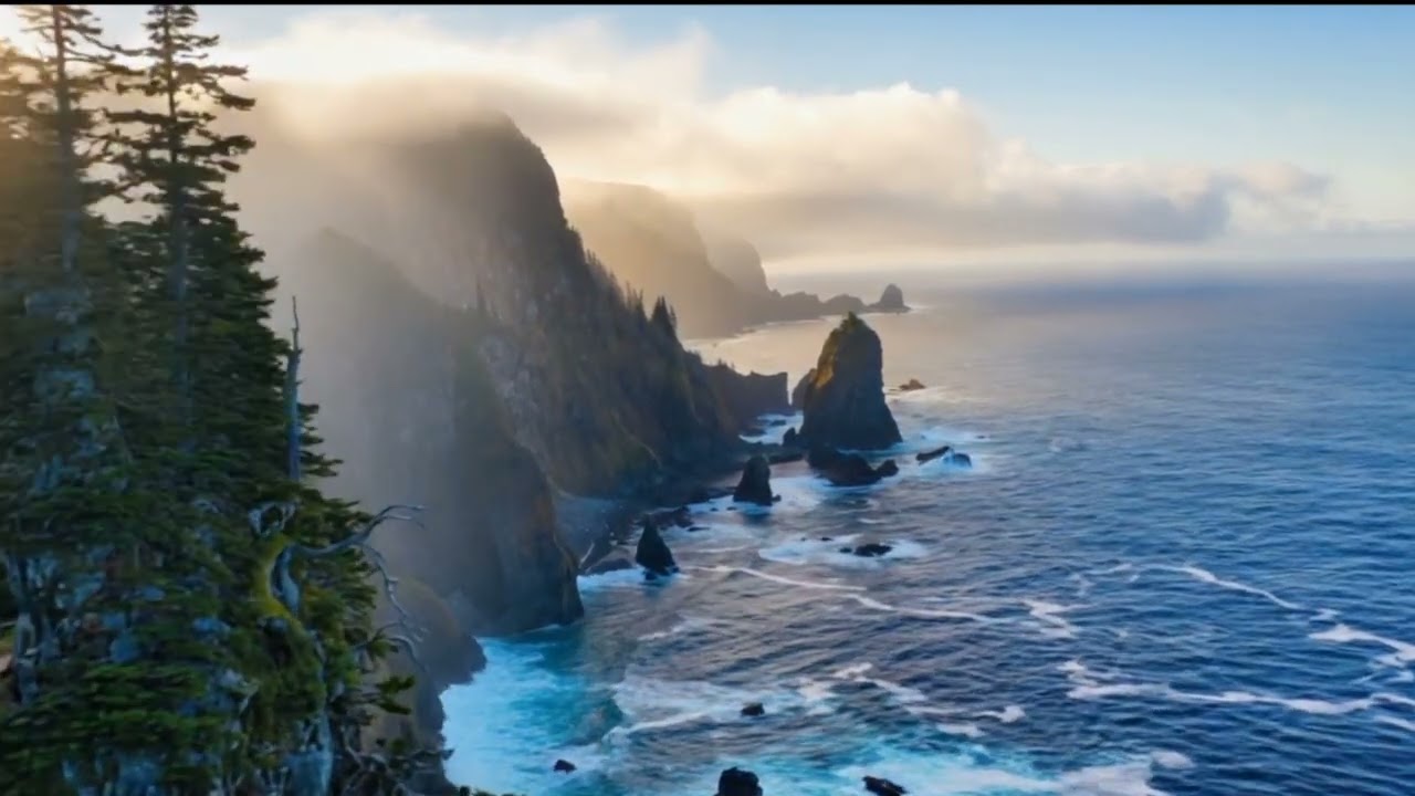 A Sunrise Meditation: Floating Over the Coast of the Pacific Northwest