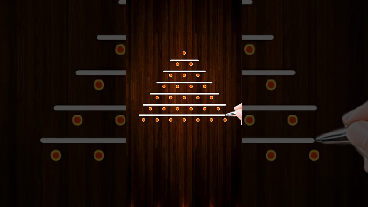 Easy kolam design for Friday 