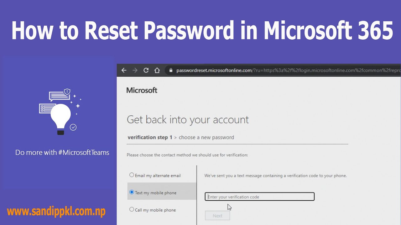 How to Reset Password in Microsoft Teams / Microsoft 28