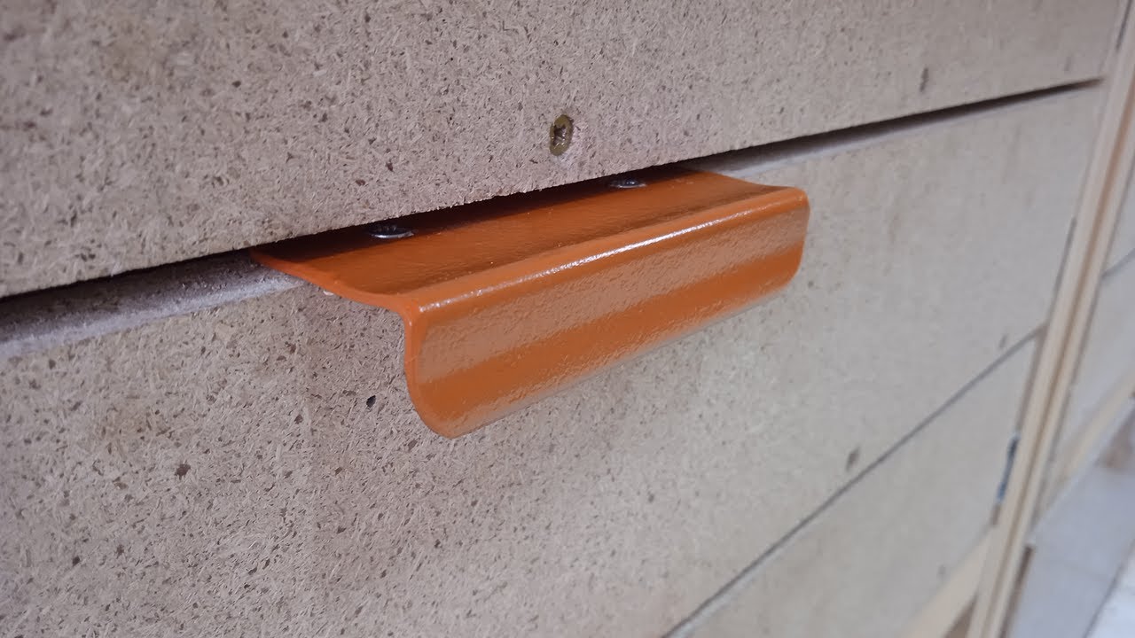 Ручки для выдвижных ящиков из профильной трубы - YouTube