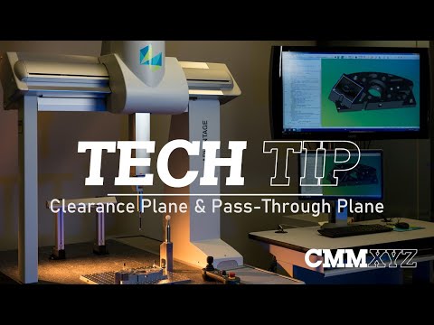 Clearance Plane and Pass-Through Plane | PC-DMIS Tech Tips