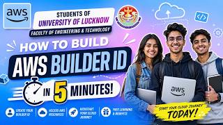 AWS Builder ID Setup in 5 MINS  | Full Tutorial for FoET Students