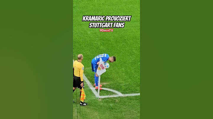 Kramaric provoziert Stuttgart Fans 🙈 #tsghoffenheim #vfbstuttgart #bundesliga