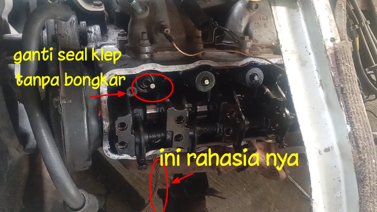Ganti seal klep carry 1.0 tanpa bongkar cylinder head