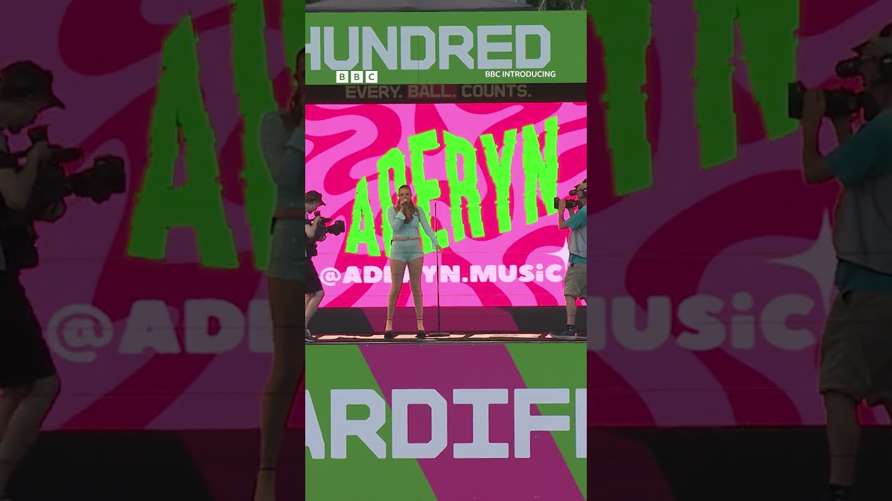 Aderyn performs FEEL NOTHING! at The Hundred 2025 for BBC Introducing