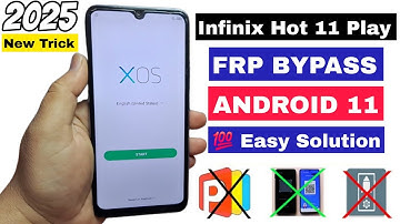 Infinix Hot 11 Play FRP Bypass 2025 Android 11 | Infinix X688b Google Account Unlock Without PC