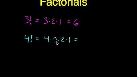 Factorial Basics ... MathWOEs