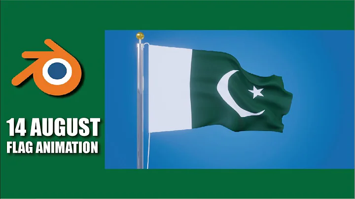 National Flag of Pakistan | 3D Animation | Blender 3D | ALLSTARGRAPHICS