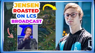 C9 Jensen Got ROASTED on LCS Broadcast 👀