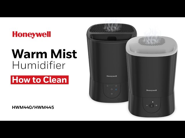 Honeywell humidifier bleach disinfection areas